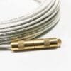 metal housing sc to lc patch cord single mode smf sm 9/125um 3mm corning g657 a2 fiber, 20 meter, lszh