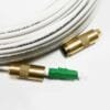 metal housing sc to lc patch cord single mode smf sm 9/125um 3mm corning g657 a2 fiber, 20 meter, lszh