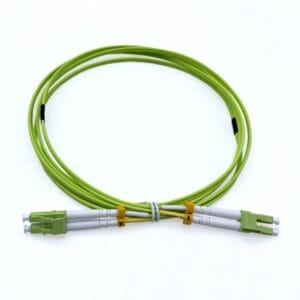 400g 850nm 1300nm om5 mm patch cord lc lc multimode duplex, gray white boot,2mm fiber optic cable