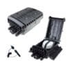 ip68 outdoor fiber distribution cabinet,pp+gf material, pre terminated with 16 mini sc adapter and 1:16 spltiter, black