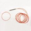 pon splitter 2x8 with ribbon bare fiber 250um, input and output 1.5m, custom fiber coating yellow, red, blue