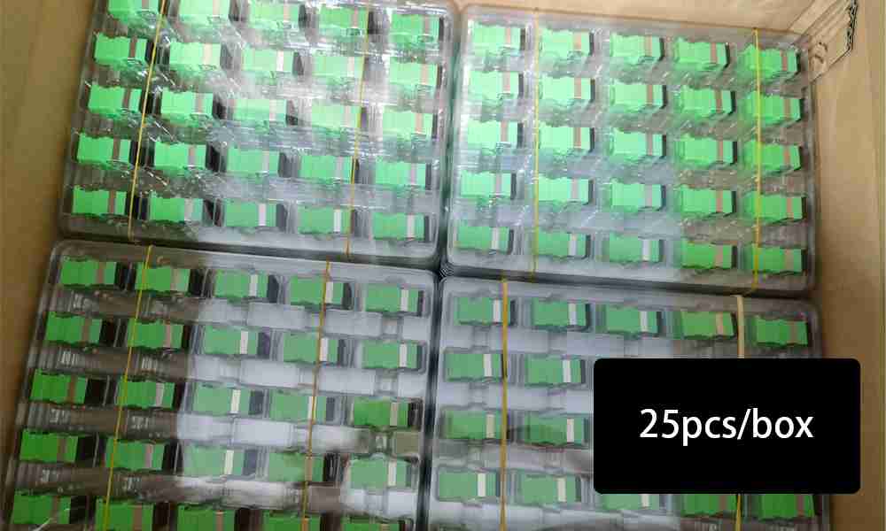 adapter sc apc simplex single mode sm 9/125um