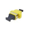 mtp mpo adapter, up to up alignment key, multimode fiber 50um&62.5um, flange with a steel clip to screw on cabinets