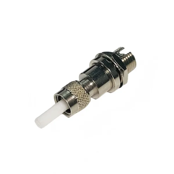 sma male to fc female adapter sm sx,, metal housing with plastic dust caps in color