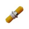 st fixed optical attenuator 15db,single mode yellow plastic protection dust cap, zinc alloy material