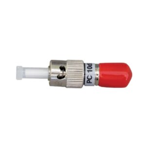 st build out attenuator, simplex, 10db, 1pc/bag, ceramic sleeve, single mode fiber