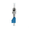st male to lc female hybird fiber optic adapter, single mode upc, blue lc female connector, st male connector