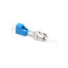 st male to lc female hybird fiber optic adapter, single mode upc, blue lc female connector, st male connector