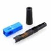 ftth connector fast sc 52mm, upc blue, apc green, screw round boot, 1pc/bag, large stock