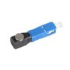fiber optic telefonica sc adapter for bare fiber 125um single mode upc blue, 1pc/pack