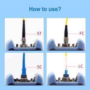 otdr adpater with interface sc lc fc st, upc apc pc ceramic ferrule, simplex