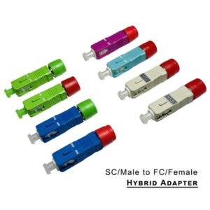 hybrid adapter sc/upc to fc/pc adapter male to female type, simplex, sm, mm can be customize