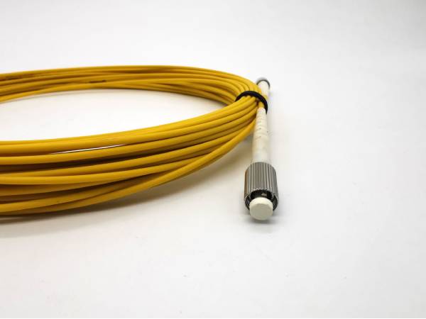 d4 to d4 single mode fiber patch cord 15m 9/125um os1 smf yellow 2mm lszh with custom labels