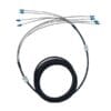 dlc 4 core outdoor fiber optic patch cord durable high speed ftta compliant
