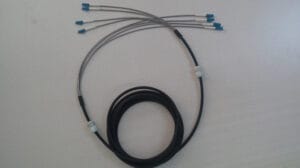 dlc 4 core outdoor fiber optic patch cord durable high speed ftta compliant