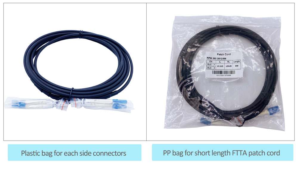 ftta non armored dual lc patch cord cable assembly for indoor 5g base station networks