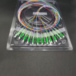 corning lc single mode fiber pigtail (12 strands sm) 9/125μm, 0.9mm jacket, 1m/2m custom length