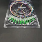 corning lc single mode fiber pigtail (12 strands sm) 9/125μm, 0.9mm jacket, 1m/2m custom length