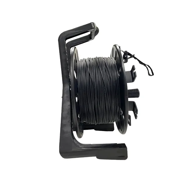 ftta armored fiber patch cord with reel axle, ip67 waterproof for outdoor/industrial