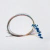 12 strand os2 single mode lc fiber pigtail, 0.9mm tight buffer, 2.0mm pvc jacket, custom length 1 20m, upc/apc optional