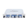 mini ftth cwdm mux demux cassette 1x6 6ch 12ch 16ch, single mode os1 lc dual connectors, with tap plug in module