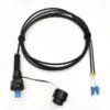 ftta dual lc waterproof fiber optic patch cord with odva connector for 5g outdoor antenna