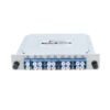 mini ftth cwdm mux demux cassette 1x6 6ch 12ch 16ch, single mode os1 lc dual connectors, with tap plug in module