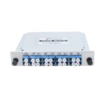 mini ftth cwdm mux demux cassette 1x6 6ch 12ch 16ch, single mode os1 lc dual connectors, with tap plug in module