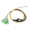 16 core ribbon pigtail | om3 om4 compatible fiber optic connector (sc lc fc optional)