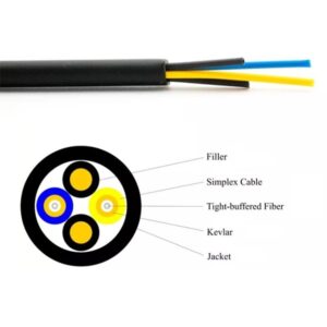 pdlc high performance outdoor fiber optic cable assembly outdoor use