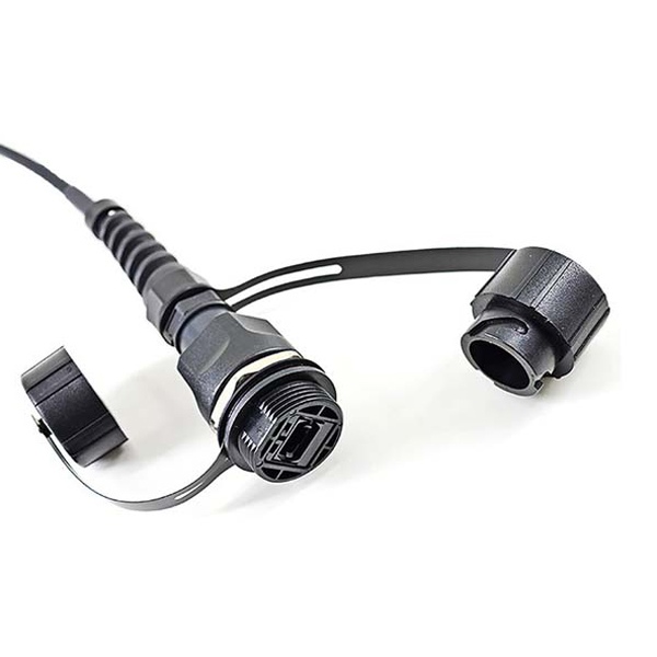 odva outdoor fiber optic cable assembly with sc lc mpo connectors