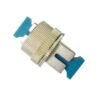 metal fiber optic variable attenuator sc/upc blue, simplex, single mode