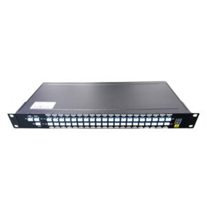 passive wdm, 1 ru 19" mux demux 40 ch dwdm multiplexers, lc/upc, single mode fiber with abs box modules