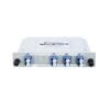 mini ftth cwdm mux demux cassette 1x6 6ch 12ch 16ch, single mode os1 lc dual connectors, with tap plug in module