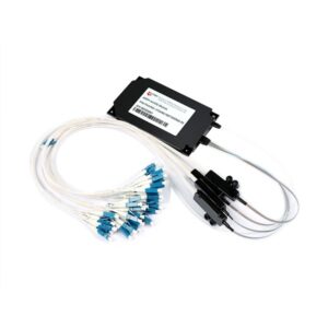 44ch aawg module 100g, with awg standard and waveguide, breakout kits lc connectors 1 meter