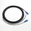 ftta patch cord dlc armored cable with steel spiral tube – waterproof outdoor sc/lc sm
