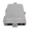 outdoor 24 fibers fat box in ftth network, 2pcs 1x8 splitter,1x16 splitter(unload),16 sc adapters, wall / pole mount, abs white