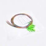 sc apc sm fiber pigtail 0.9mm sx 12 color options, high performance optical cable