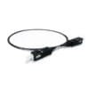 sc/pc to sc/pc single mode sx 0.9mm black fiber patch cord, reliable low diameter optical cable solution