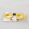 afop fiber attenuator lc/upc dual connectors 2 cores, c&l band, 3mm cable single mode 30db