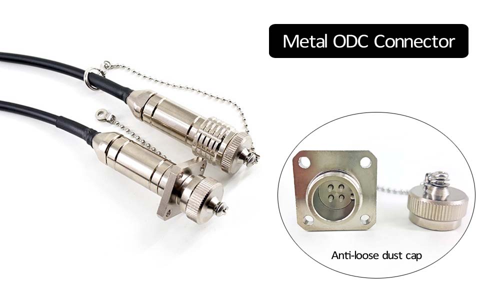 odc odc outdoor fiber patch cord, ip67 waterproof for 5g base stations