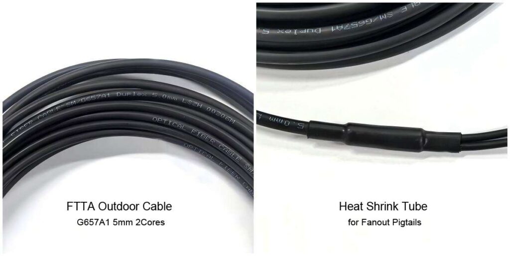 nsn lc upc (uniboot) sc upc with fastener sm dx 5.0mm fiber optic patch cord