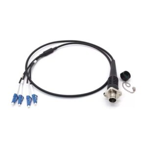 odc lc 4 core fiber patch cord, ip67 waterproof for 5g high density networks