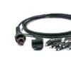 ftta ip68 waterproof single mode mpo to lc patch cord 12 fiber with odva connector