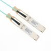 osfp 100g aoc cable, multimode fiber om3 10m, aqua