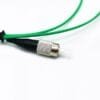 sc fc single mode fiber patch cord, 2.0mm green, upc polish, low insertion loss, high performance