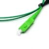fiber patch cord sc/apc fc/pc sm sx 2.0mm green, low loss single mode simplex, high speed