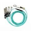 850nm 40g qsfp+ aoc to 4 x 10g sfp+ active optical cable, sr 5m 8 cores
