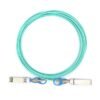 25g sfp28 to sfp28 active optical cable 2 core 50/125 om3 mm 3.0mm lszh, aqua 7 m, 25gbps transition rate