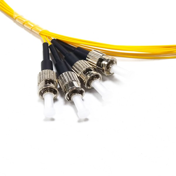 st upc single mode simplex 0.9mm fiber optic pigtail yellow, high performance connector